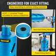 VEVOR Diamond Core Drill, 4&quot;/101mm Diameter Core Drill Drill, 9,5&quot;/241mm Concrete Core Drill Drill, 5/8\&quot;-11 Thread Core Bit, Dry/Wet Drill Drill Bit with a Lade, Diamond Wet Coring Bit for Concrete