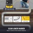 VEVOR Sewer Camera 98 ft/30m Αυτοεπιπεδούμενη κάμερα αποχέτευσης με οθόνη 9&quot; 36X Zoom