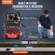 VEVOR Sewer Camera 98 ft/30m Αυτοεπιπεδούμενη κάμερα αποχέτευσης με πομπό 512 Hz