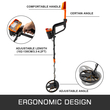 VEVOR Yellow Metal Detector 3010 Waterproof Disc Ανιχνευτές μετάλλων Υποβρύχιος Υπόγειος Ανιχνευτής μετάλλων LCD υψηλής ακρίβειας για ενήλικες και παιδιά Αυτόματος ανιχνευτής ακουστικών