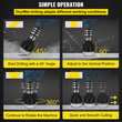 VEVOR Diamond Drill Bits 6PCS Diamond Hole Saw 20/35/40/50/55/68mm Tile Hole Saw Kit Vecuum Brazed Diamond Drill Drill Bit 0,59in/15mm Segment Tile Hole Saw w Θήκη αποθήκευσης για κεραμική μαρμελάδα από κεραμίδια