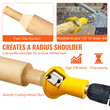 VEVOR Tenon Cutter, 1&quot;/25,4mm &amp; 1,5&quot;/38mm &amp; 2&quot;/50,8mm, Premium κόφτης επίπλων από αλουμίνιο &amp; ατσάλι, με διπλές ίσιες λεπίδες &amp; βίδες με κουμπιά Home Master Kit, Εμπορικό εργαλείο εκκίνησης για το σπίτι D