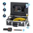 VEVOR Sewer Camera 165 ft Αυτοεπιπεδούμενη κάμερα αγωγού με 512Hz Locator 36X Zoom