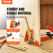 VEVOR Pocket Hole Jig Kit, 34 τμχ Pocket Hole Jig System με 11&quot; C-clamp, Εξάρτημα, Step Drills, κλειδιά, Drill Stop Rings, Square Drive Bits, Toolbox, for DIY Carpentry Projects, Ρυθμιζόμενο