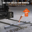 VEVOR Hanging Magnetic Sweeper Pickup Tool, 47,6 kg Nail Hang-Type Magnetic Forklift Sweeper, Industrial Grade Magnets Ατσάλινο Υλικό κυνηγιού Αξεσουάρ για μάζεμα καρφιών Μπουλόνια Σιδερένια τσιπ μέταλλα