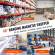 VEVOR Hanging Magnetic Sweeper Pickup Tool, 93lbs Nail Hang-Type Magnetic Forklift Sweeper, Industrial Grade Magnets Ατσάλινο Υλικό κυνηγιού Αξεσουάρ για μάζεμα καρφιών Μπουλόνια Σιδερένια τσιπ μέταλλα