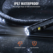 VEVOR Borescope κάμερα ενδοσκοπίου τριπλού φακού με οθόνη IPS 4,3&quot; 8 + 2 φώτα