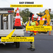 VEVOR Safety Cones Κώνοι κυκλοφορίας 8 x 30&quot; Πορτοκαλί ανακλαστικοί κώνοι δρόμου