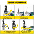 VEVOR Electric Metal Nibbler 380W Nibbler Metal Cutter 1800RPM High Speed ​​Rotor Metal Nibbler 220V w Αντικατασταθείσες λεπίδες Θήκη αποθήκευσης Λαμαρίνας κοπής για κοπή από ανοξείδωτο χάλυβα, αλουμίνιο, πλαστικό