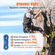VEVOR 10,2mm Dynamic Climbing Rope 70M(230ft) Outdoor Rock Climbing Rope Blue