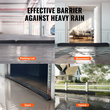 VEVOR Flood Barriers, Water Flood Dam 5 Pack, Water Barriers for Flood Barriers with Plastic Bucket, Water Barriers Activated Flood Barriers for Home, Doorway, Driveway (10ft x 6in)