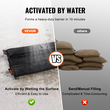VEVOR Flood Barriers, Water Flood Dam Bag 8 Pack, Water Activated Flood Barriers for Home, Doorway, Driveway (10ft x 6in)