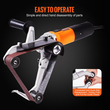 VEVOR Pipe Tube Polisher Sander 1300W 6 μεταβλητών ταχυτήτων με ιμάντες λείανσης 3 τμχ
