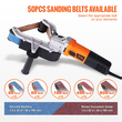 VEVOR Pipe Tube Polisher Sander 1300W 6 Variable Speed ​​with 50PCS Sing Belts
