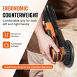 VEVOR Random Orbital Sander 6&#039;&#039; Palm Sander 10 PCS Sandpapers 6 Variable Speed