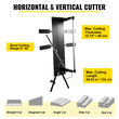 Μηχάνημα κοπής φελιζόλ VEVOR 42 cm Μέγ. Πάχος κοπής Αφρώδες κόφτη 134 cm Μέγ. Μήκος κοπής Hot Wire Foam Cutter 0-90° Styrofoam Cutter Έξι καλώδια θέρμανσης με βάση για αφρούς κοπής Pearl Cotton