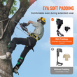 VEVOR Tree Climbing Spikes Climbing Spurs Aloy Steel Arborist Equipment Green
