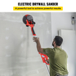 Ηλεκτρικό τριβείο γυψοσανίδας VEVOR 750W Πτυσσόμενο τριβείο φύλλων με λαβή τηλεσκοπίου Ηλεκτρικό τριβείο Μεταβλητής ταχύτητας 800-1750 RPM Τριβείο τοίχου με φώτα LED και σακούλα κενού, 6 επιθέματα άμμου