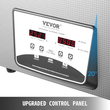 VEVOR Ultrasonic Cleaner 10L Jewelry Cleaning Ultrasonic Machine Digital Ultrasonic Parts Cleaner Heater Timer Jewelry Cleaning Kit Industrial Sonic Cleaner for Jewelry Ring Dental Glass