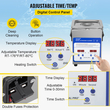 VEVOR Digital Ultrasonic Cleaner 2L Ultrasonic Cleaning Machine 40kHz Sonic Cleaner Machine 316 &amp; 304 Inox Steel Ultrasonic Cleaner Machine with Heater &amp; Timer for Cleaning Jewelry Glasses Watch