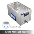 VEVOR Ultrasonic Cleaner 30L Jewelry Cleaner Υπερηχητικό μηχάνημα καθαρισμού Ψηφιακό υπερήχων εξαρτημάτων Cleaner Heater Timer Jewelry Cleaning Kit Industrial Sonic Cleaner for Jewelry Ring Dental Glass