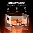 VEVOR Ultrasonic Cleaner 15L Μηχάνημα καθαρισμού με Timer Heater &amp; Basket 360W