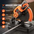 VEVOR Abrasive Chop Saw 14in Mitering Chop Saw για κοπή μετάλλων με γωνία 45°
