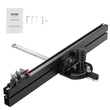 VEVOR Precision Miter Gauge, τυπική υποδοχή 3/4&#039;&#039; x 3/8&#039;&#039;, Επιτραπέζιο πριόνι από κράμα αλουμινίου Μετρητής κοπής 24 ιντσών 15 γωνιακών στοπ με ρυθμιζόμενο έμβολο με ελατήριο και αφαιρούμενος δίσκος, για ξυλουργική