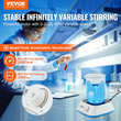 VEVOR Magnetic Stirrer Stir Plate Kit 0-2000 RPM Ρυθμιζόμενη ταχύτητα Max 3000mL