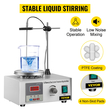 VEVOR 85-2 Magnetic Stirrer with Heating Plate 1000ml Hotplate Laboratory Magnetic Stirrer 300W Ψηφιακή οθόνη