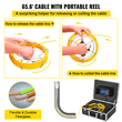 VEVOR 20M Sewer Inspection Camera 9 ιντσών Οθόνη LCD DVR Αδιάβροχο Pipeline Inspection System Camera Kit με κάρτα SD 8G (20M 9 ιντσών)