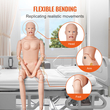 Ανδρικό ανδρείκελο VEVOR Nursing Training, Ανδρικό/Γυναικείο ανδρικό ανδρείκελο επίδειξης μεγέθους ζωής για εκπαίδευση νοσηλευτικής, Μοντέλο διδασκαλίας πολλαπλών λειτουργιών εκπαίδευσης, μοντέλο προσομοιωτή περιποίησης σώματος ανατομικής μανεκέν PVC