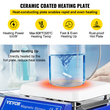 Μαγνητικός αναδευτήρας VEVOR Hotplate, ρυθμιζόμενη ταχύτητα 200-2000 rpm, χωρητικότητα ανάδευσης 5 λίτρων με οθόνη LED, μαγνητικός αναδευτήρας εργαστηρίου με μέγιστη θερμοκρασία θέρμανσης 608°F/320°C, περιλαμβάνεται βάση στήριξης, για ανάμιξη εργαστηρίου