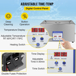 VEVOR Digital Ultrasonic Cleaner 30L Ultrasonic Cleaning Machine 40kHz Sonic Cleaner Machine 316 &amp; 304 Stainless Steel Ultrasonic Cleaner Machine with Heater &amp; Timer for Cleaning Jewelry Glasses Watch