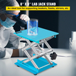 VEVOR Lab Jack Stand, 8&quot; x 8&quot; Aluminium Oxide Lab Lift Jack με 2,4&quot;-12&quot; ρυθμιζόμενο ύψος, ανθεκτικό και σταθερό γρύλο εργαστηρίου, πλατφόρμα Lab Jack με 88LBS/40KG Μεγάλη χωρητικότητα φόρτωσης, μπλε