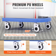 VEVOR 5 Tiers Lab Carts Κινητό ιατρικό καλάθι με 5 συρτάρια &amp; 2 κάδους απορριμμάτων μπλε