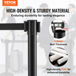 Βάλοι VEVOR Crowd Control Stanchions, 6-pack Crowd Control Barriers with 3PCS 6.5FT Black Retractable Belts, Plastic Stanchion Queue Post, Belt Barriers Line Divider Stanchion set for Airport, Exhibition
