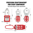 VEVOR Electrical Lockout Tagout Kit, 26 PCS Safety Loto Kit Περιλαμβάνει λουκέτα, Hasps, Tags, Nylon δεσμούς και τσάντα μεταφοράς, Lockout Tagout Safety Tools for Industrial, Electric Power, Μηχανήματα