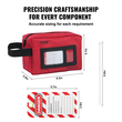 VEVOR Electrical Lockout Tagout Kit, 26 PCS Safety Loto Kit Περιλαμβάνει λουκέτα, Hasps, Tags, Nylon δεσμούς και τσάντα μεταφοράς, Lockout Tagout Safety Tools for Industrial, Electric Power, Μηχανήματα