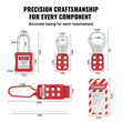 VEVOR Electrical Lockout Tagout Kit, 47 PCS Safety Loto Kit Περιλαμβάνει λουκέτα, λαβές, ετικέτες, νάιλον δεσίματα, κλείδωμα βυσμάτων, κλείδωμα διακόπτη κυκλώματος και τσάντα μεταφοράς, για βιομηχανική, ηλεκτρική ενέργεια