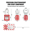 VEVOR Electrical Lockout Tagout Kit, 59 PCS Safety Lockout Σταθμός Tagout με λουκέτα, βύσματα, ετικέτες, δέσιμο, κλείδωμα βύσματος, κλείδωμα διακόπτη, κλείδωμα βαλβίδων, κλείδωμα καλωδίου, τσάντα κλειδώματος, κουτί