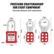 VEVOR Electrical Lockout Tagout Kit, 60 PCS Safety Lockout Tagout Station Περιλαμβάνει λουκέτα, Hasps, Tags, Nylon Ties, Expansion Kit και Lockout Station Board, για βιομηχανική, ηλεκτρική ενέργεια