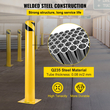 Στύλος ασφαλείας VEVOR 42&quot;x5.5&quot;, 5-1/2&quot; OD 42&quot; Height Safety Barrier Bollard, Yellow Powder Coat Pipe Steel Safety Barrier, με 4 δωρεάν μπουλόνια αγκύρωσης, για ευαίσθητη περιοχή στην κυκλοφορία