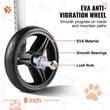 Αναπηρικό καροτσάκι για κατοικίδια VEVOR 2 Wheels για Πίσω πόδια Σκύλος Αναπηρικό καροτσάκι/Ρυθμιζόμενο καρότσι (L)