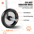 Αναπηρικό αμαξίδιο VEVOR 2 Wheels Pet για Πίσω Πόδια Σκύλος Αναπηρικό καροτσάκι/Ρυθμιζόμενο καρότσι(S)