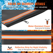 VEVOR Fireproof Document Bag, 13,4&quot;x10&quot; Fireproof Money Bag 2000℉, Fireproof and waterproof bag with a card pocket, φερμουάρ και αντανακλαστική ταινία, για χρήματα, έγγραφα, κοσμήματα και διαβατήριο