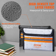 VEVOR Fireproof Document Bag, 2 τμχ 8&quot;x5&quot; Fireproof Money Bag 2000℉, πυρίμαχη και αδιάβροχη τσάντα με φερμουάρ και ανακλαστική ταινία, για χρήματα, έγγραφα, κοσμήματα και διαβατήριο