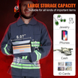 VEVOR Fireproof Document Bag, 2 τμχ 8&quot;x5&quot; Fireproof Money Bag 2000℉, πυρίμαχη και αδιάβροχη τσάντα με φερμουάρ και ανακλαστική ταινία, για χρήματα, έγγραφα, κοσμήματα και διαβατήριο