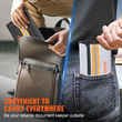 VEVOR Fireproof Document Bag, 2 τμχ 8&quot;x5&quot; Fireproof Money Bag 2000℉, πυρίμαχη και αδιάβροχη τσάντα με φερμουάρ και ανακλαστική ταινία, για χρήματα, έγγραφα, κοσμήματα και διαβατήριο