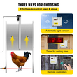 VEVOR Automatic Chicken Coop Door, Timer and Light Sensor, Chicken Door Opener, 12V 66W Chicken Coop Door, Ηλεκτρικό κιτ ανοίγματος πόρτας πουλερικών με αισθητήρα υπερύθρων, αυτόματη πόρτα κοτόπουλου με 2 τηλεχειριστήρια